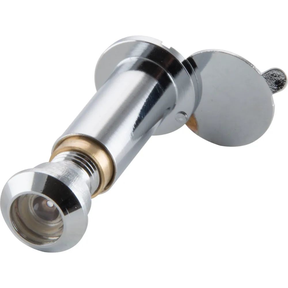 Mirillas Opticas,s.l.  Türgucker ø 12 mm, Weitwinkel 170°, TS 35-80 mm, Messing verchromt