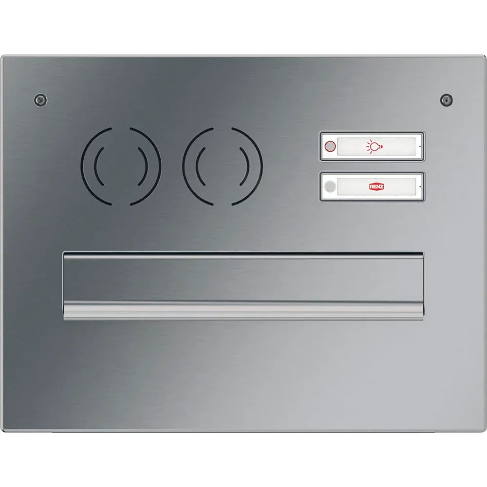 RENZ Frontplatte eckig, 360 x 280 mm, Stahl RAL 9016