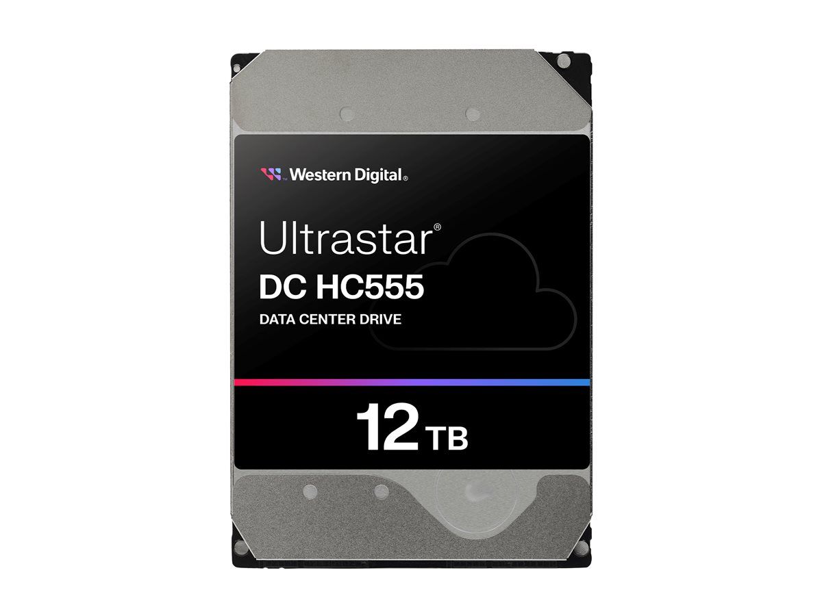 WD Ultrastar DC HC555 - Festplatte - Datencenter - 12 TB - intern - 3.5" (8.9 cm)