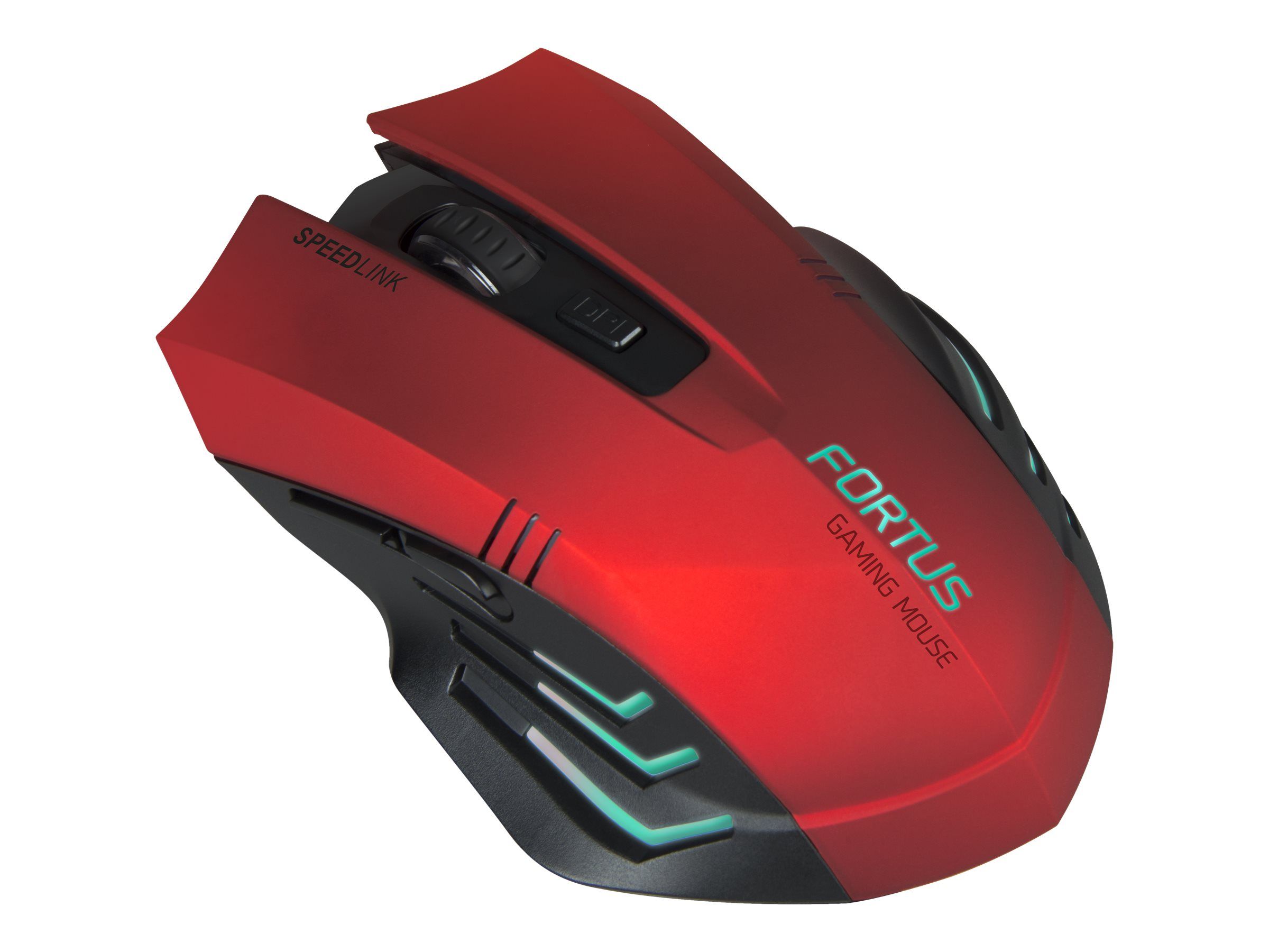 SPEEDLINK FORTUS Gaming - Maus - ergonomisch - Für Rechtshänder - optisch -  5 Tasten - kabellos - 2.4 GHz - kabelloser Empfänger (USB) | 656660688