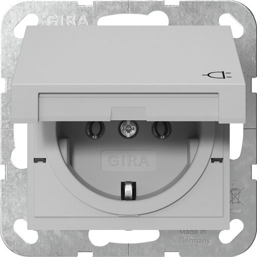 Gira SCHUKO KD SYSTEM 55 GRAU M / GIRA 4454015 SYSTEM 55 4454015