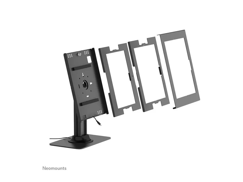Neomounts Montagekomponente (Gehäuse) - für Tablett - verriegelbar - Stahl - Schwarz (12.4"-13")