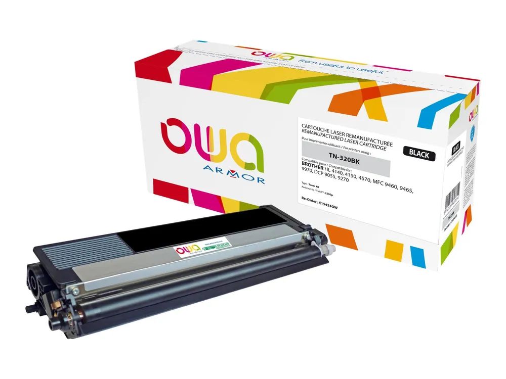 Armor OWA - Schwarz - kompatibel - Tonerpatrone (Alternative zu: Brother TN320BK)