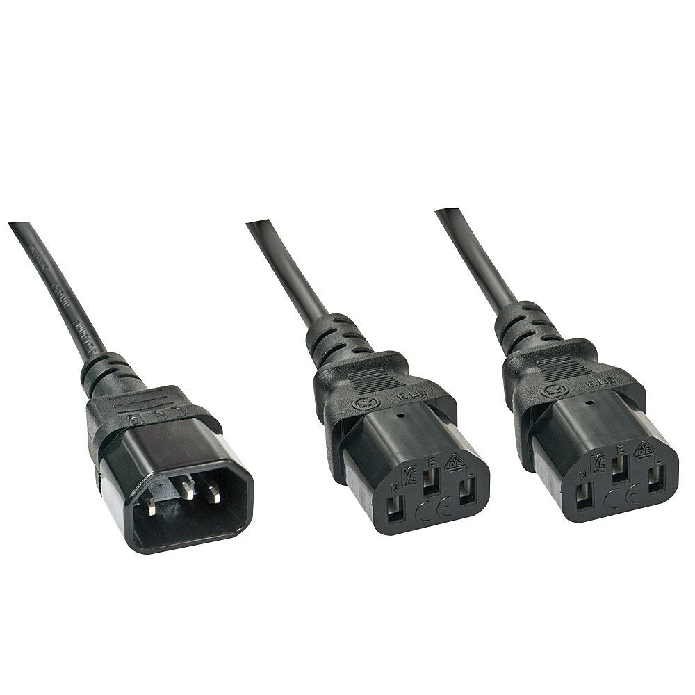Lindy Netz-Splitter - IEC 60320 C14 zu power IEC 60320 C13