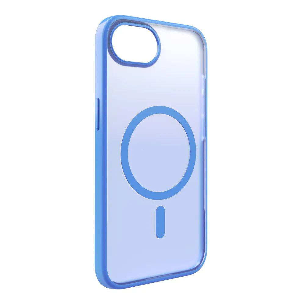PURO GRADIENT MagSafe kompatibles Cover für iPhone 16E/17E, blau