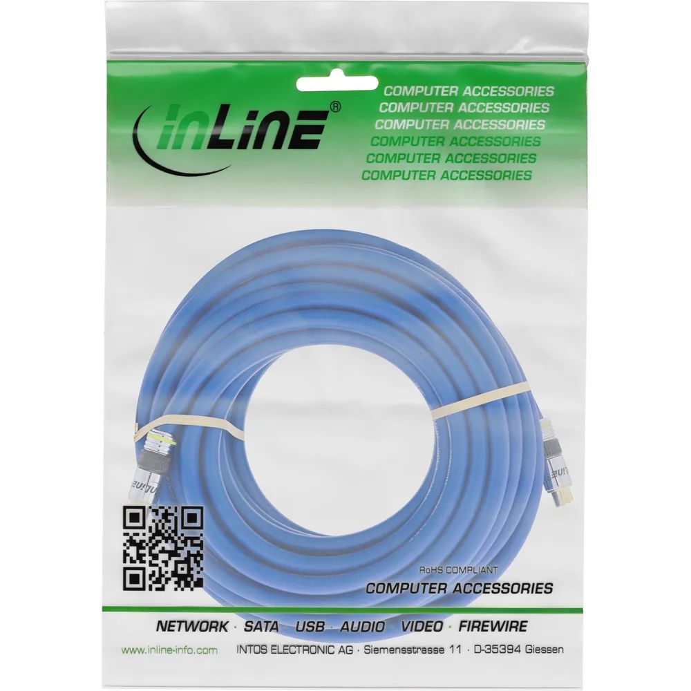 InLine S-VHS Kabel - PREMIUM - vergoldete Stecker - 4pol mini DIN ST / ST - 0,5m