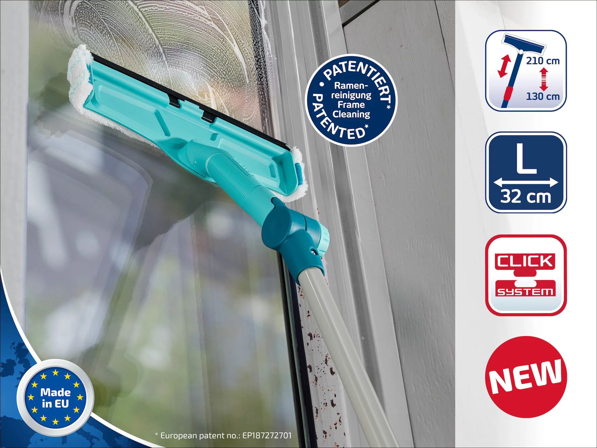 Leifheit Fensterwischer W&F Cleaner L md Tele 210