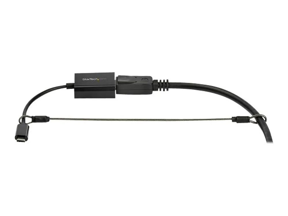 StarTech.com 20-Pack Security Cable Tethers for Adapters & Dongles, Universal Cable Adapter Tether, Tether Cables, Adjustable Length Anti-Theft Cable Tether Lock Kit, Steel Cable Tether - Dongle Cable Tether (CONNLOCKPK20)