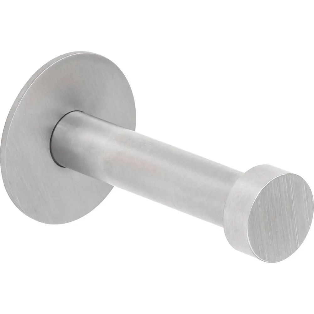 Alles im Griff Mantelhaken Pirwa 1 mit Platte ø 30 mm, Tiefe 52 mm, Edelstahl gebürstet