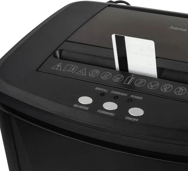 Hama Aktenvernichter "Safe Auto M1200", Schredder mit Sicherheitsstufe P4 T4 E3