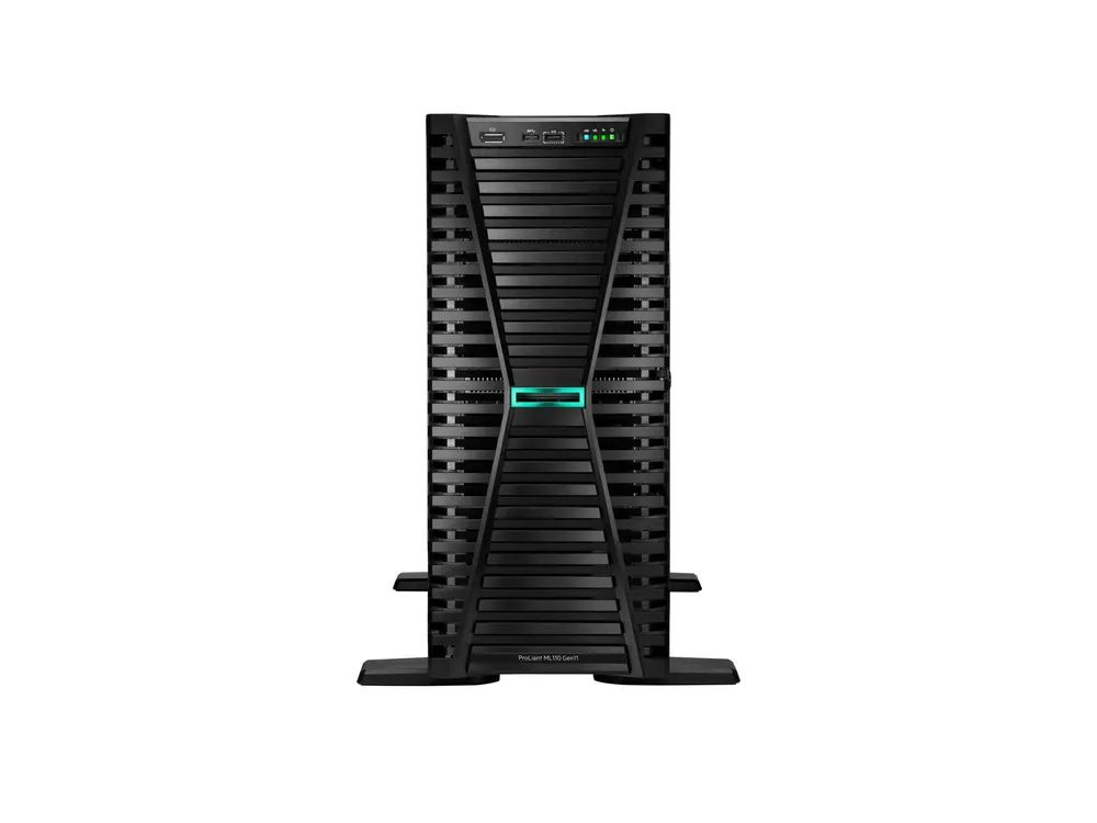 HPE ProLiant ML110 Gen11 - Server - Tower - 4.5U - 1-Weg - 1 x Xeon Bronze 3508U / 2.1 GHz - RAM 32 GB - SATA - Hot-Swap 8.9 cm (3.5")