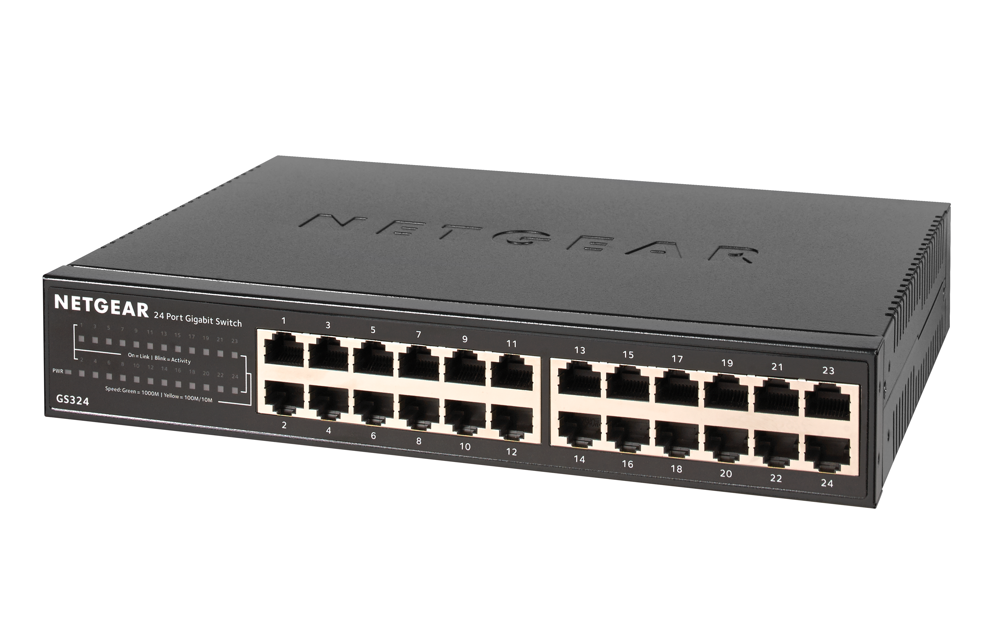 Netgear GS324v2 - Switch - unmanaged - 24 x 10/100/1000
