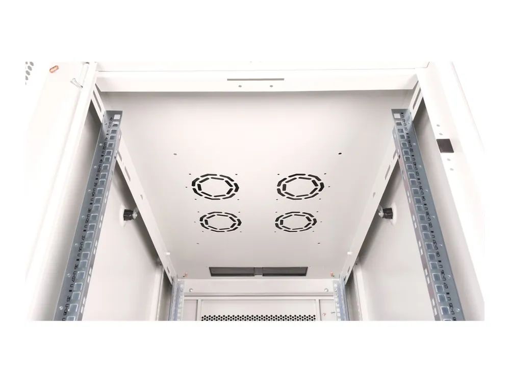 ROLINE Basic - Schrank Netzwerkschrank - perforierte Tür, 600x1000 BxT - RAL 7035, Hellgrau - 42HE - 48.3 cm (19")