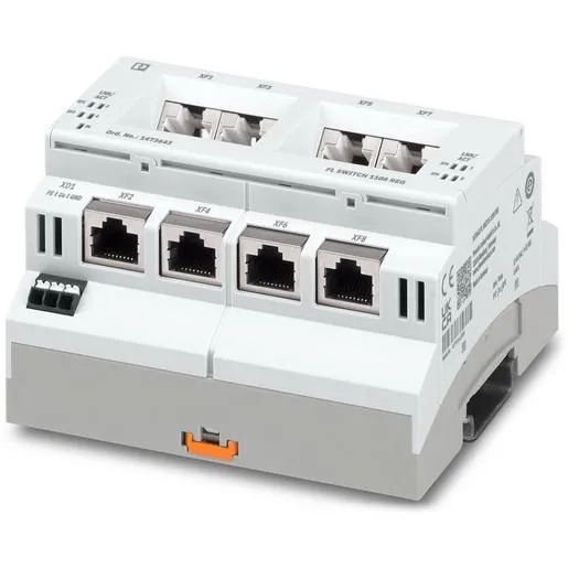 Phoenix UNMANAGED SWITCH 1000 REG,8 RJ / PHOENI FL SWITCH 1108 REG 1473643