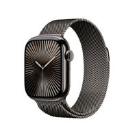 Apple Watch Series 10 GPS+ Cellular 42mm Slate Titanium Case with Milanese