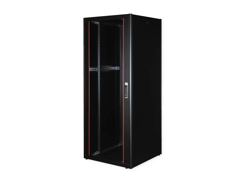 ROLINE Basic - Schrank Netzwerkschrank - Glas Tür, 800 x 800 (B x T)
