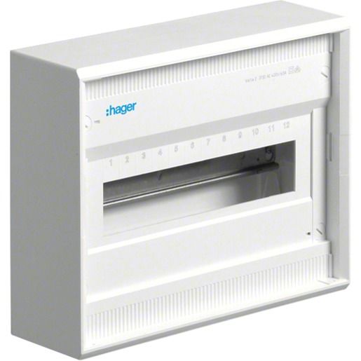 Hager AP-KLEINVERTEILER 1-REIH.12PLE / HAGER VA 12 BN VA12BN
