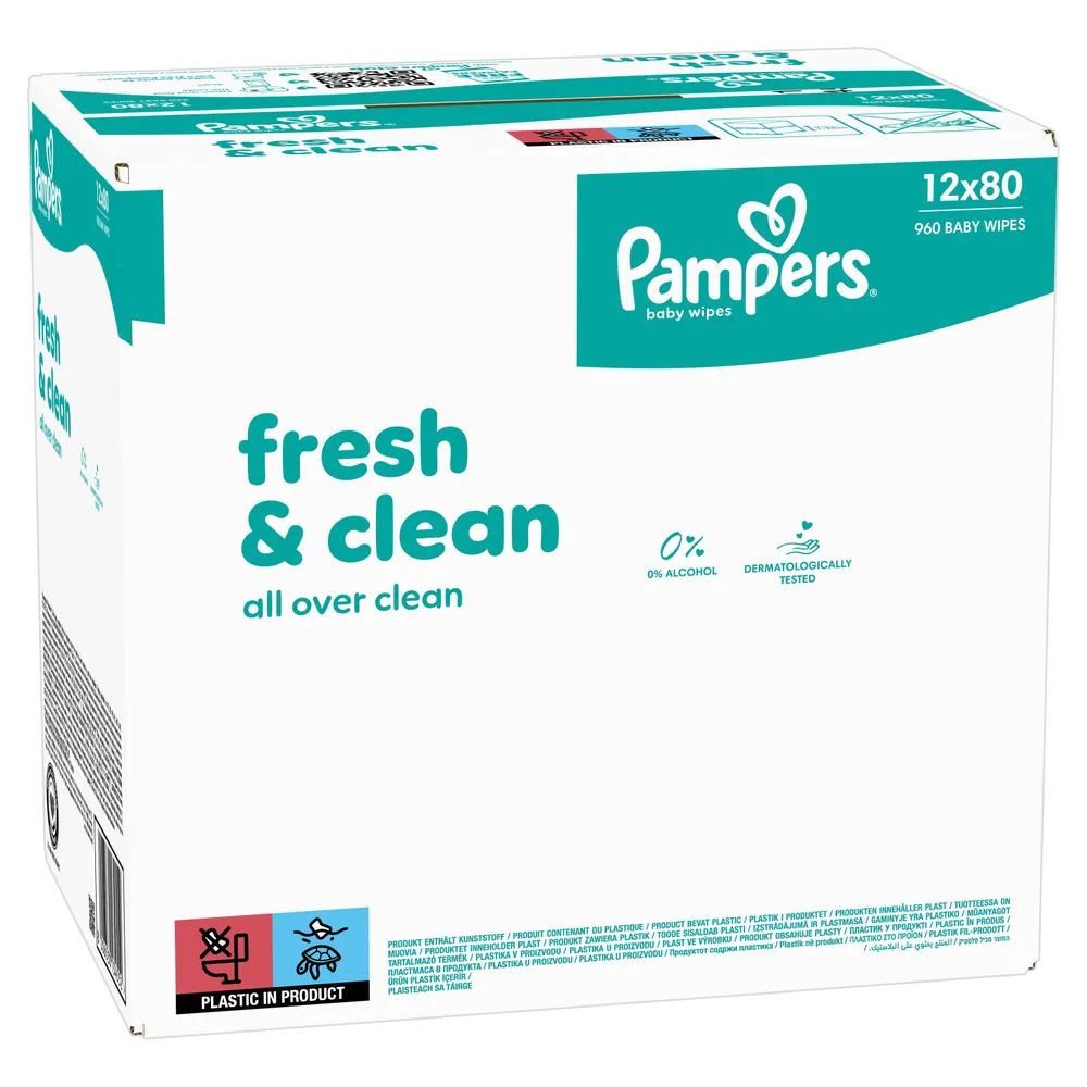 Pampers Feuchte Tücher Fresh Clean 12x