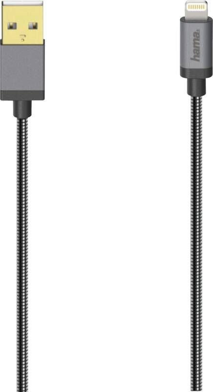Hama 200501 USB-Kabel für iPhone/iPad, 0,75m