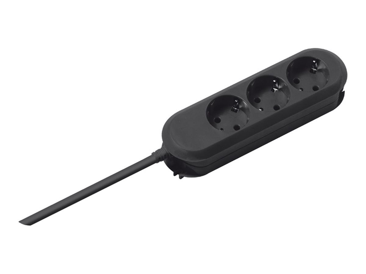 Bachmann SMART - Steckdosenleiste - Wechselstrom 250 V - 3680 Watt - Eingabe, Eingang CEE 7/4 - Ausgangsanschlüsse: 3 (power CEE 7/3)