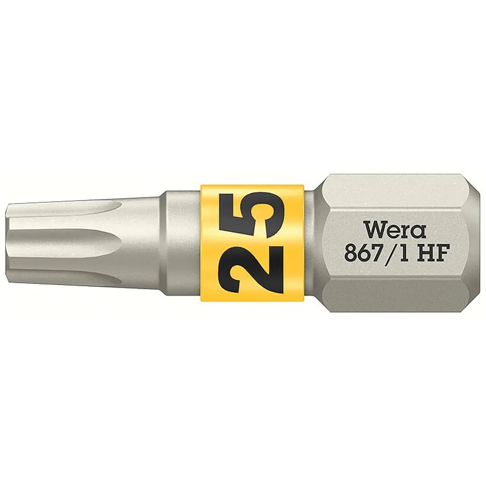 WERA Bit-Einsatz 867/1 HF 1/4 sechskant TX 25/25 mm Torx®