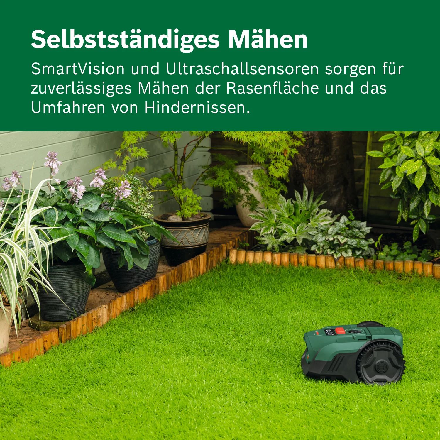 Bosch VISIMOW18V-200 Akku-Mähroboter Kit - bis 200m²