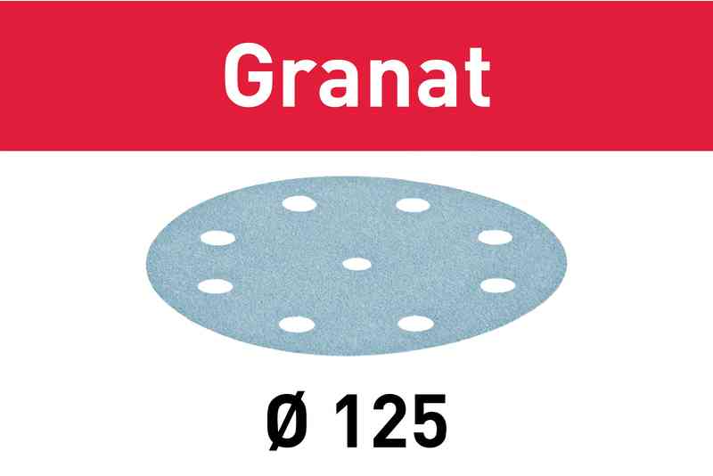Festool STF D125/8 P60 GR/10 Granat