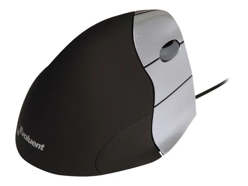 Evoluent VerticalMouse 3 - Vertikale Maus - Für Rechtshänder - optisch - 5 Tasten - kabellos - 2.4 GHz - kabelloser Empfänger (USB)