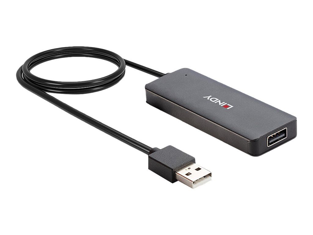 Lindy Hub - 4 x USB 2.0 - Desktop