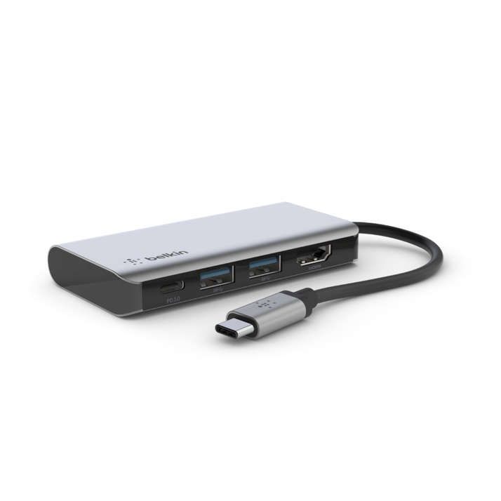 Belkin CONNECT 4-in-1 - Multiport-Hupadapter