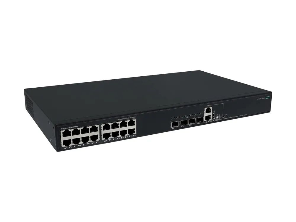 HPE Networking Comware 5150L 16p 10M/100M/1G PoE+ 4p SFP+ 1G/10G 248W Switch - Switch - L3 Lite - managed - 16 x 10/100/1000Base-T (PoE+)
