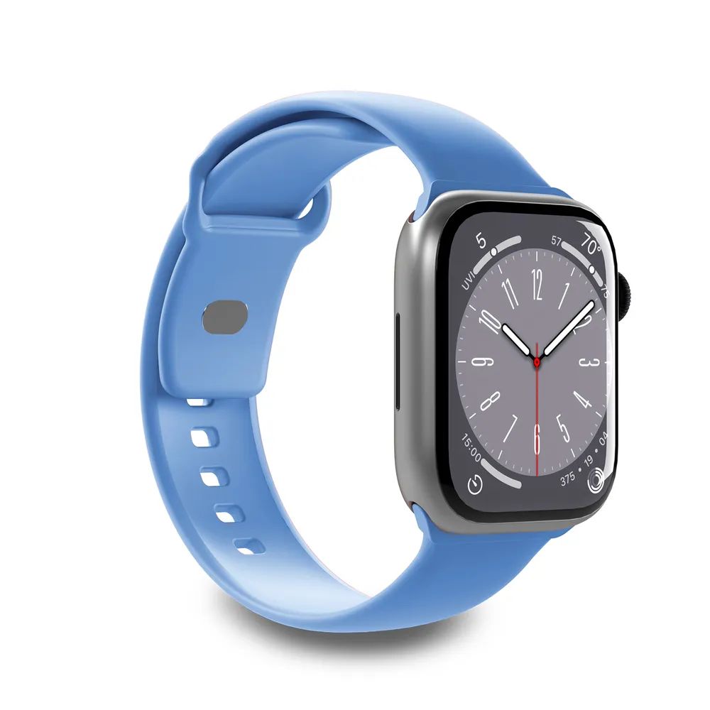 PURO ICON Band für Apple Watch 42/44/45/49mm, hellblau