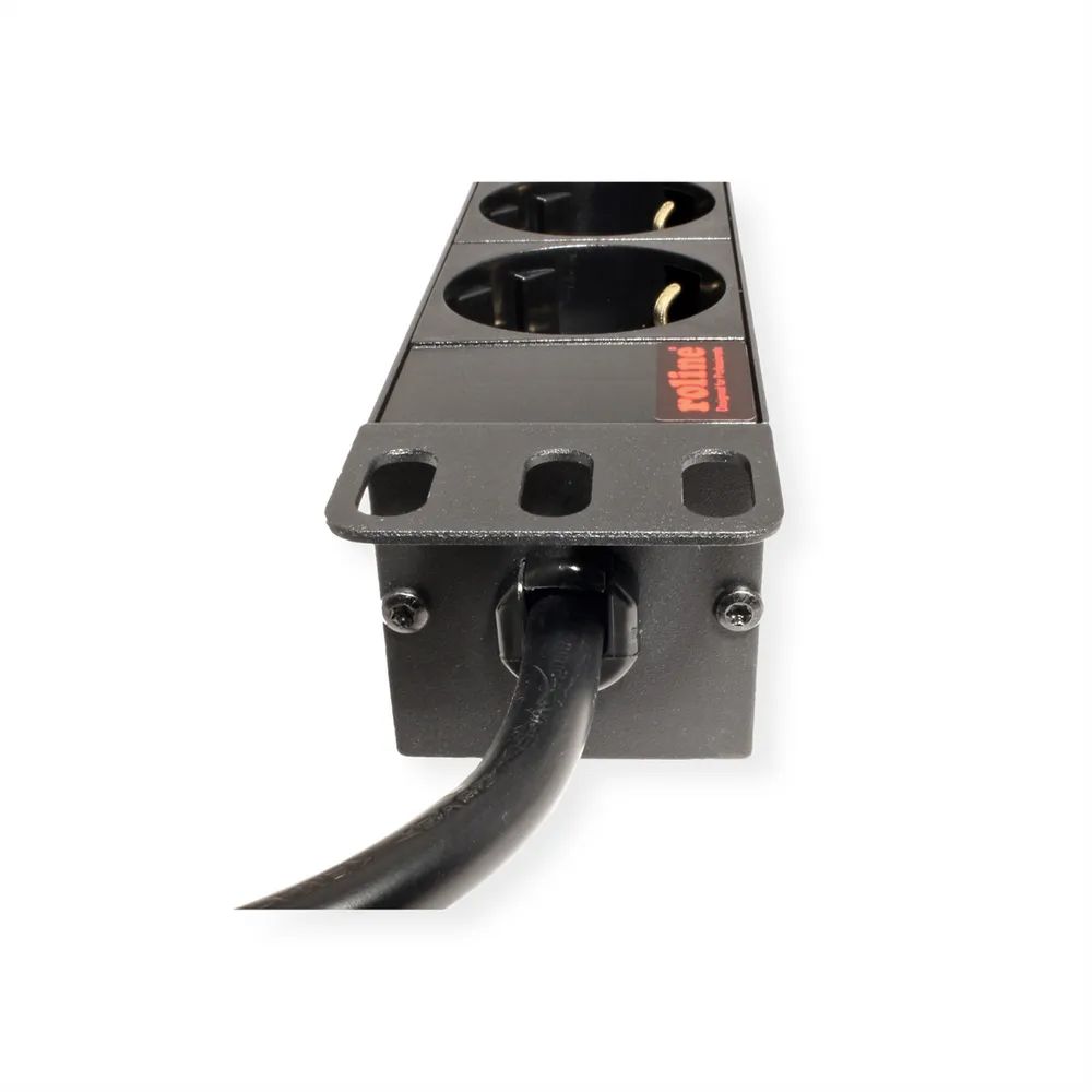 ROLINE 19-Zoll-Steckdosenleiste 9fach, schwarz, 2 m
