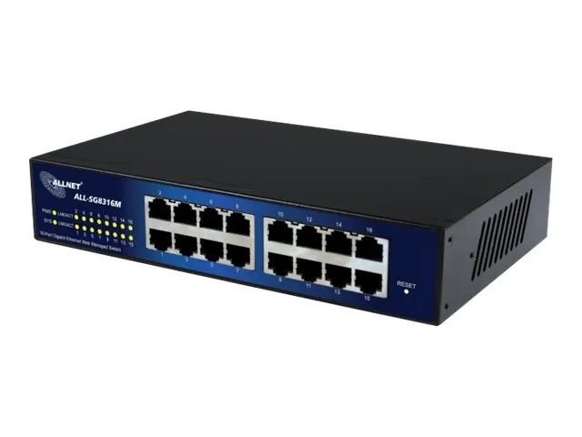 ALLNET ALL-SG8316M - Switch - managed - 16 x 10/100/1000