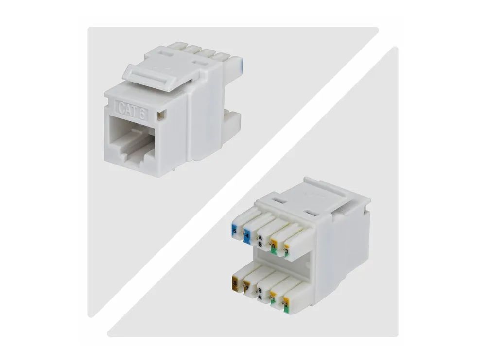StarTech.com Cat6 Keystone Jack 24-Pack 180-Deg - Netzwerk - CAT 6