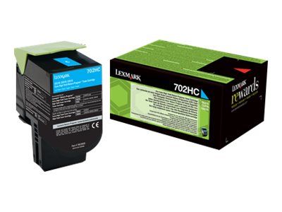 Lexmark 702HC - Hohe Ergiebigkeit - Cyan - original