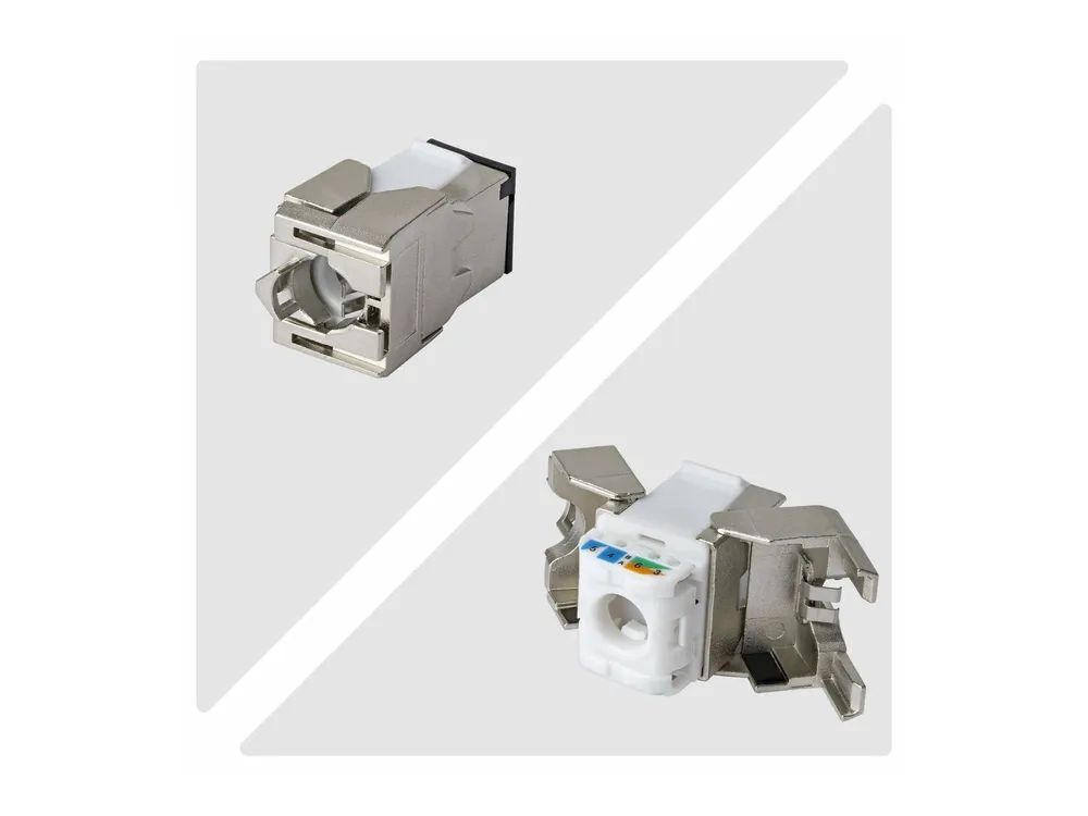 StarTech.com Cat6a Keystone Jack 10-Pack 180-Deg - Netzwerk - CAT 6a