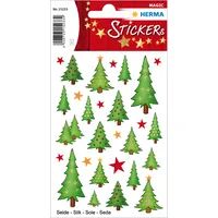 HERMA Tannenbäume - Seide - Mehrfarbig - Dauerhaft - Weihnachten - 28 Stück(e) - 1 Blätter