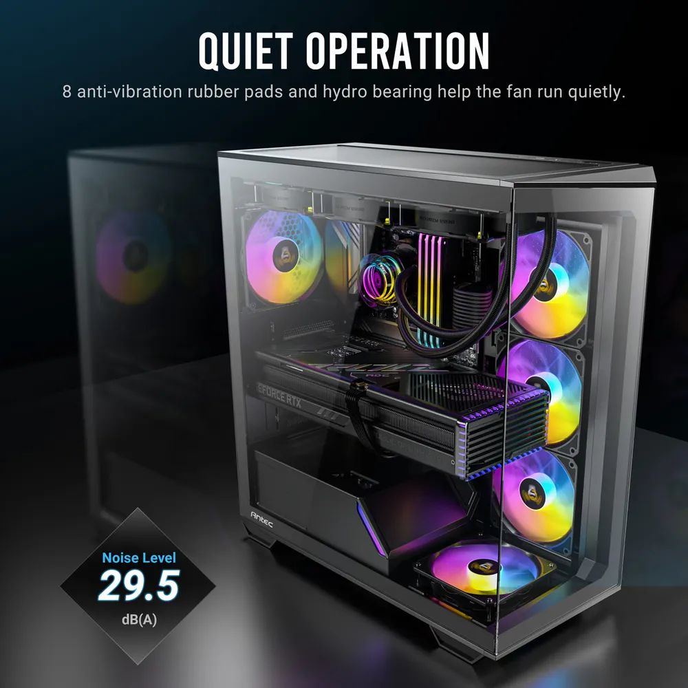ANTEC P12R PWM ARGB REVERSE Fan PC Gehäuselüfter, schwarz