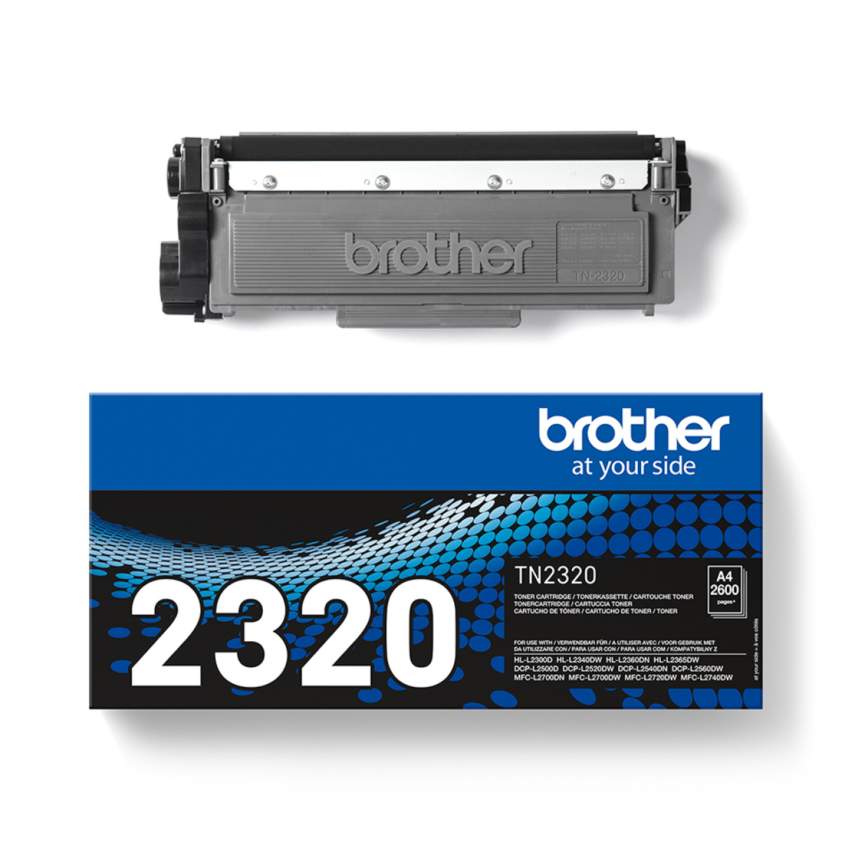 Brother TN2320 - Schwarz - original - Tonerpatrone