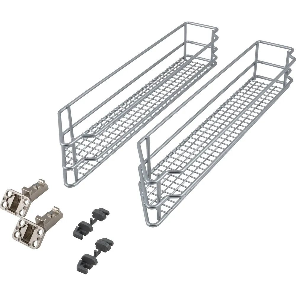 Vauth-Sagel VS SUB Side Ablage-Set Saphir 45° links KB 150 mm Silber
