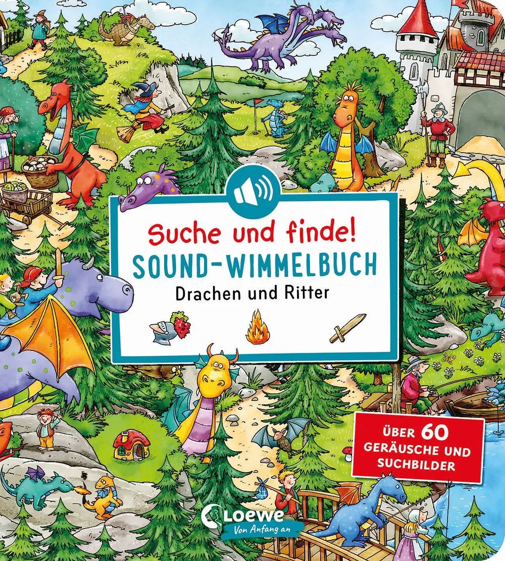 Loewe Verlag GmbH Sound-Wimmelbuch - Drachen und Ritter