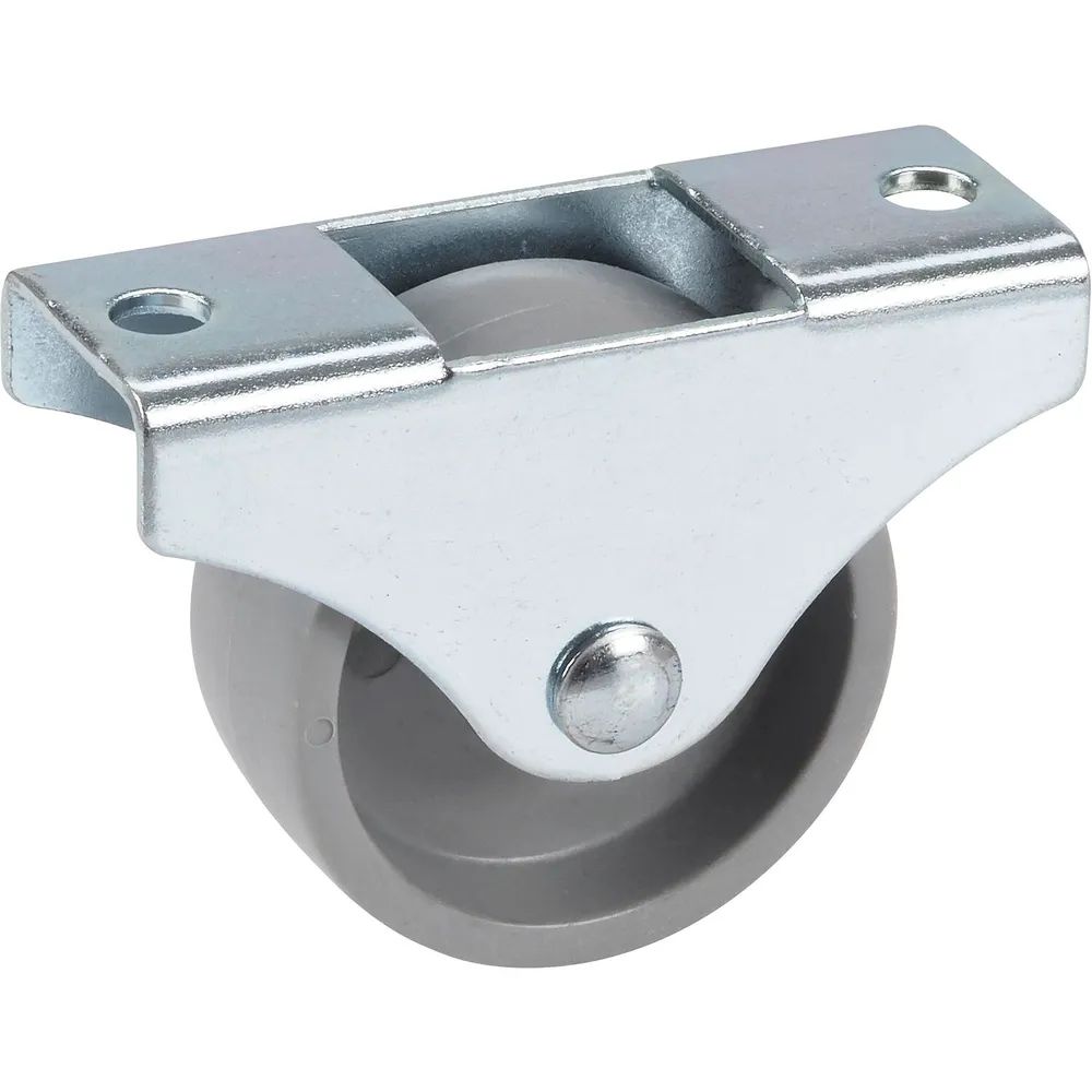 DÖRNER + HELMER Bockrolle Kunststoff-Rad 45 mm 50 kg Platte