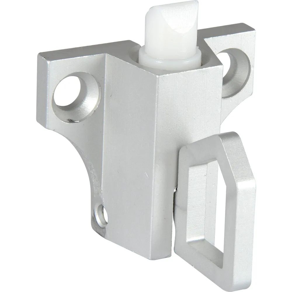 Arlu NV  Oberlichtschnapper ALU Hebelzug und Falle aus Nylon silber