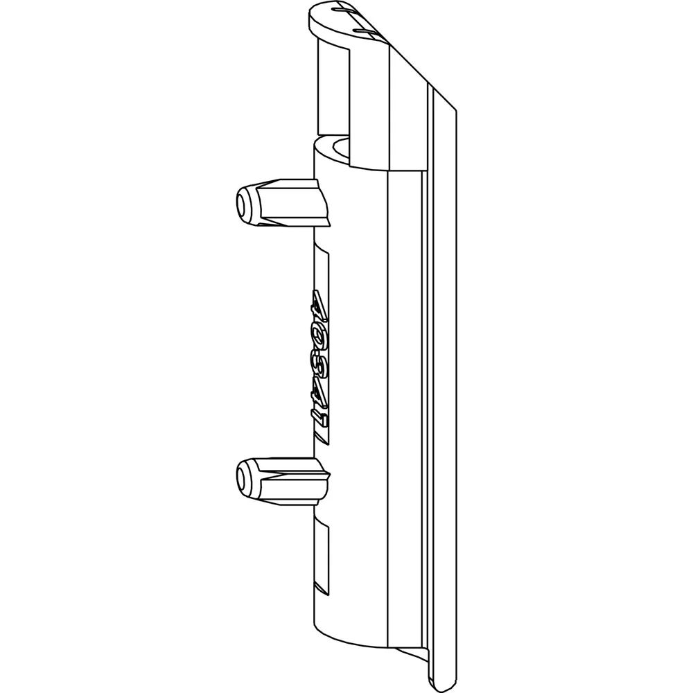 MACO Schmutzabdeckung Ecklagerband PVC, verkehrsweiß RAL 9016 (40341)