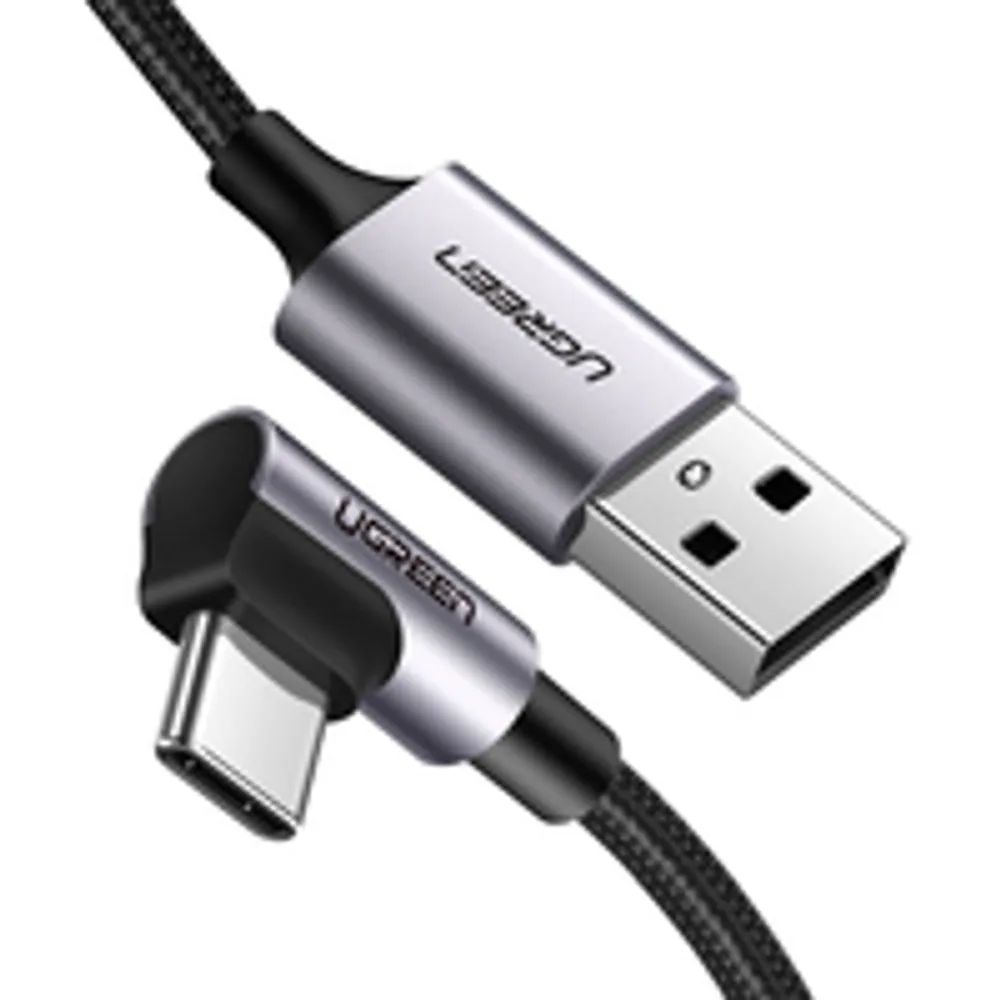 Ugreen 50941 - 0,91 m - USB A - USB C - USB 2.0 - 0,48 Gbit/s - Schwarz - Silber