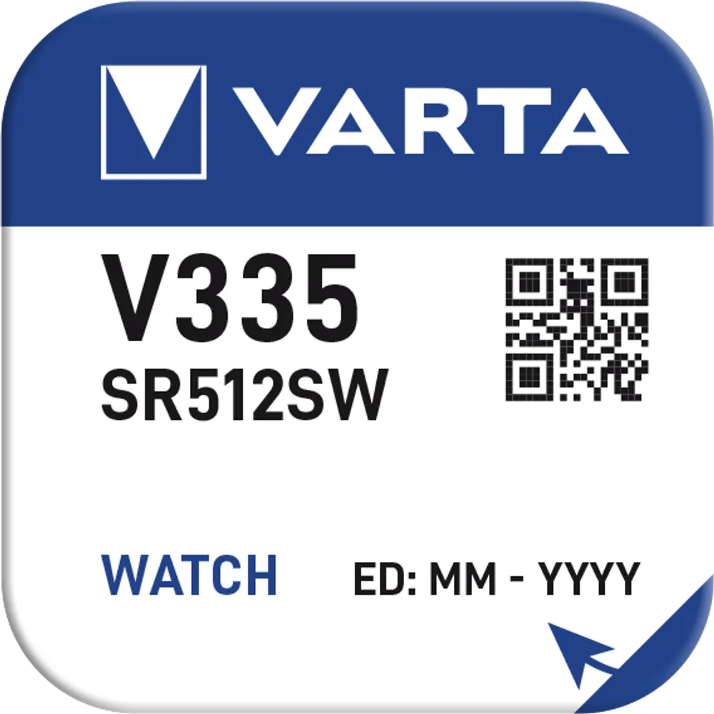 VARTA SILVER Coin V335/SR512 Napfblister 1