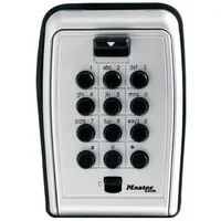MasterLock 5423EURD - Wandtresor - Schwarz - Grau - Zahlenschloss - Schlüssel - 79 mm - 52 mm