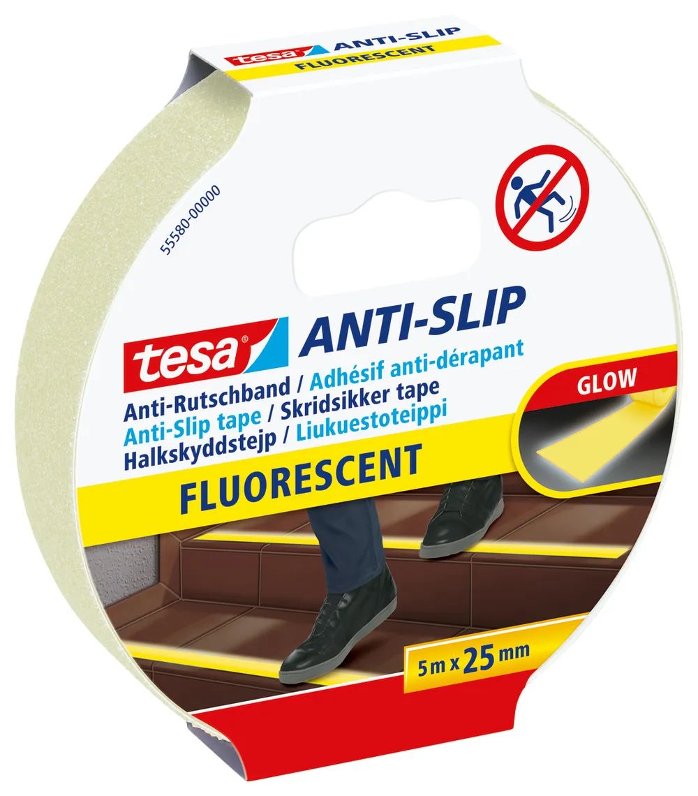 Tesa 55580-00000-11 - Leuchtstab - Gelb - 1 Farben - 25 mm - 5000 mm - 1 Stück(e)