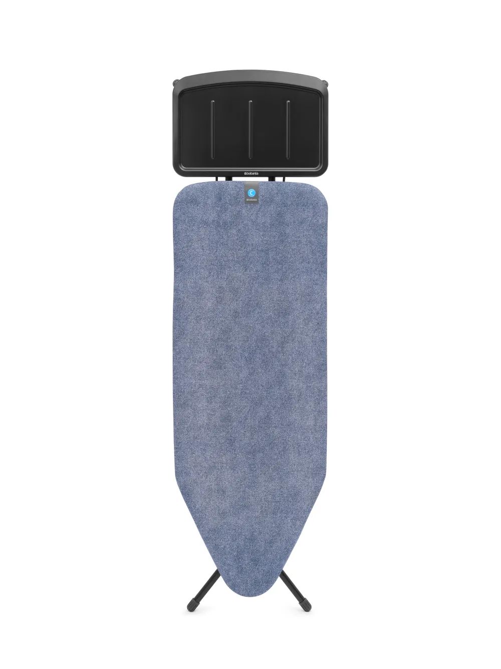Brabantia Bügeltisch C, 124x45cm, Dst-Ablage Solid - Denim Blue